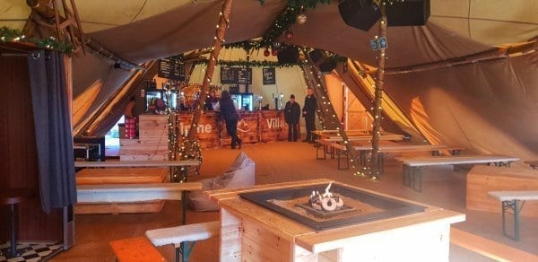 Alpine Village tent