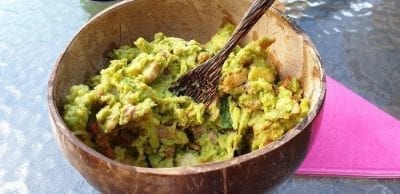Homemade guacamole recipe