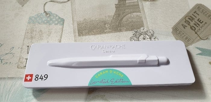 Caran d'Ache ballpoint pen tin