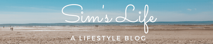 PR and Disclosure page for Sims Life Blog written over a tranquil day at a beach
