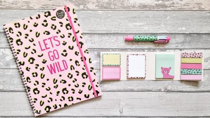 Lets Go Wild Stationery range from Clintons