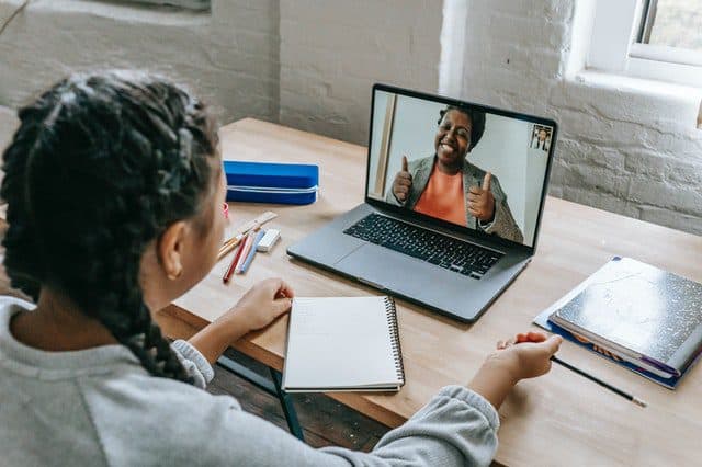 A virtual private tutor lesson