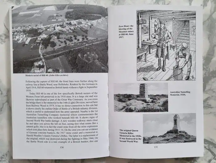 Walking Ypres tour guide book contents.