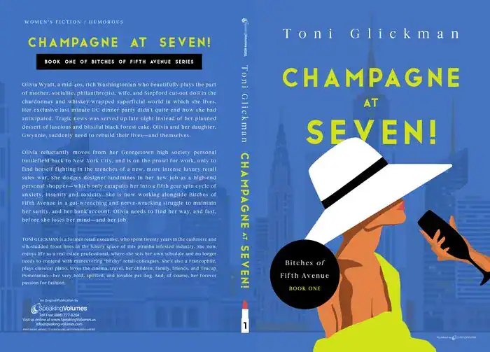 Full colour cover of Champagne at Seven Book
