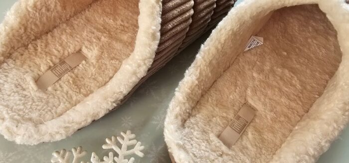 Fleece lined slippers from FitFlop.