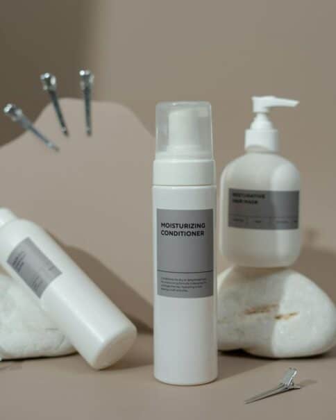 A range of haircare products to use as part of a good haircare routine.