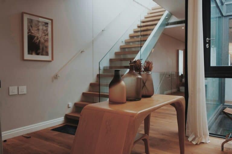 One of the most popular types of staircases used in a modern home.
