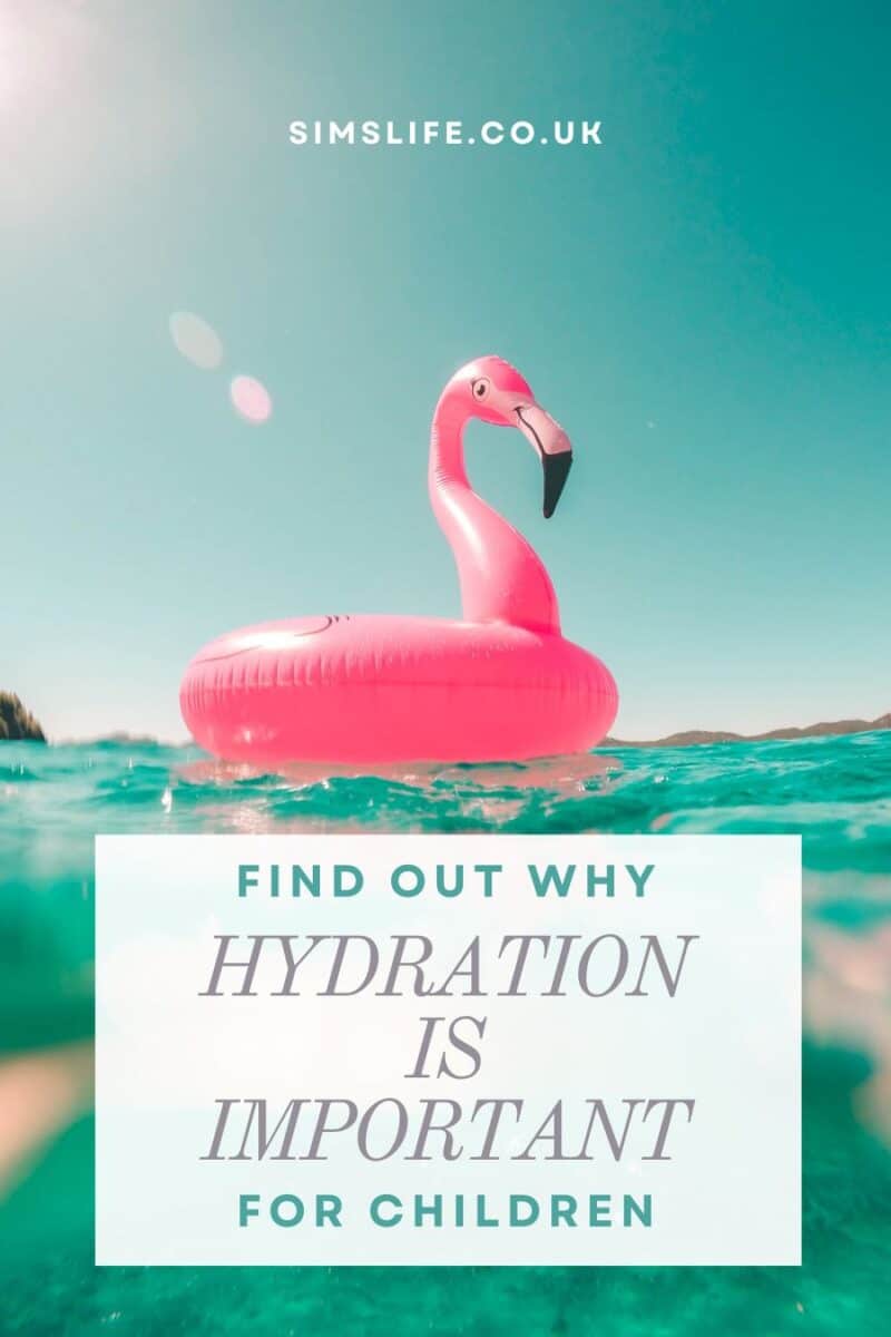 A pink inflatable rubber ring on the ocean.