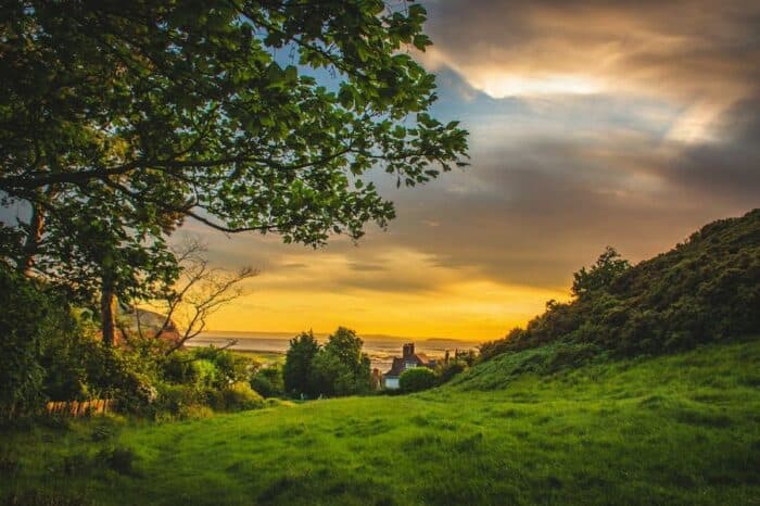 A beautiful nature scene in Wales in Autumn.