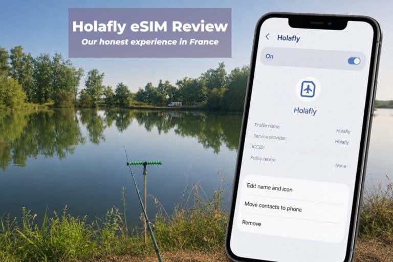Holafly eSIM review based on our experience using it during a trip to France.